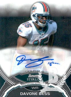 2011 Bowman Sterling #BSADB Davone Bess AU