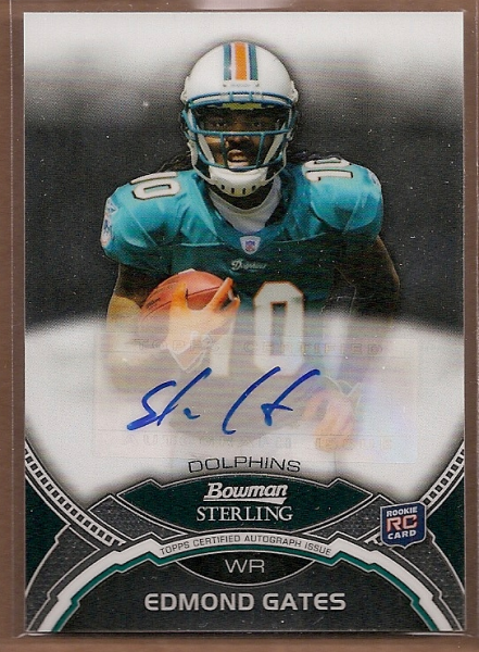 2011 Bowman Sterling #BSAEG Edmond Gates AU