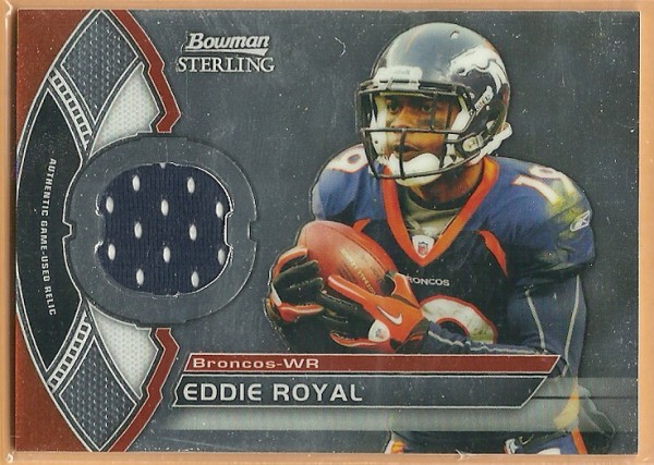 2011 Bowman Sterling #BSRER Eddie Royal JSY