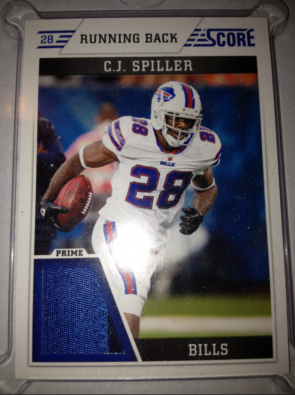 2011 Score Retail Factory Set Jerseys Prime #CS C.J. Spiller