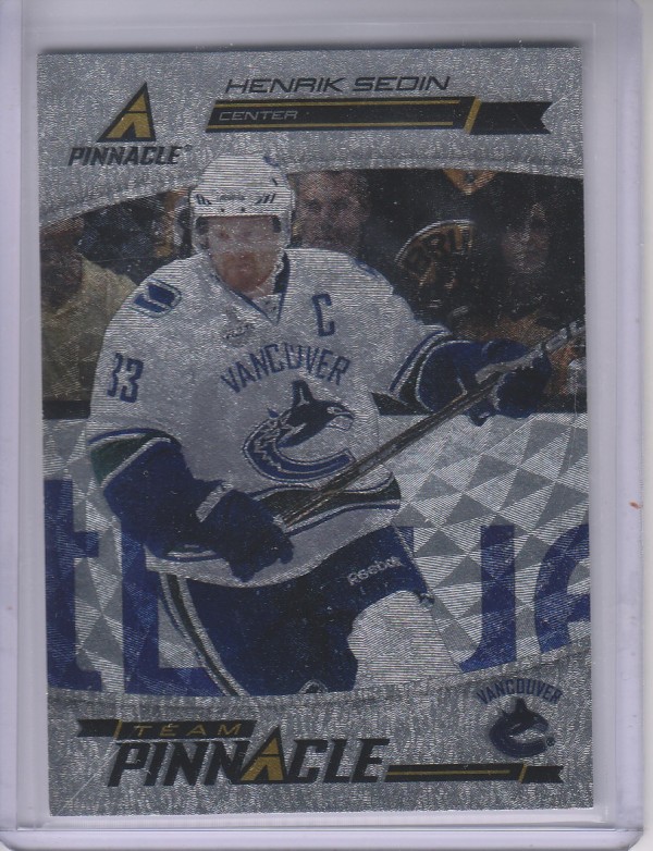 2011-12 Pinnacle Team Pinnacle #1 Henrik Sedin/Steven Stamkos