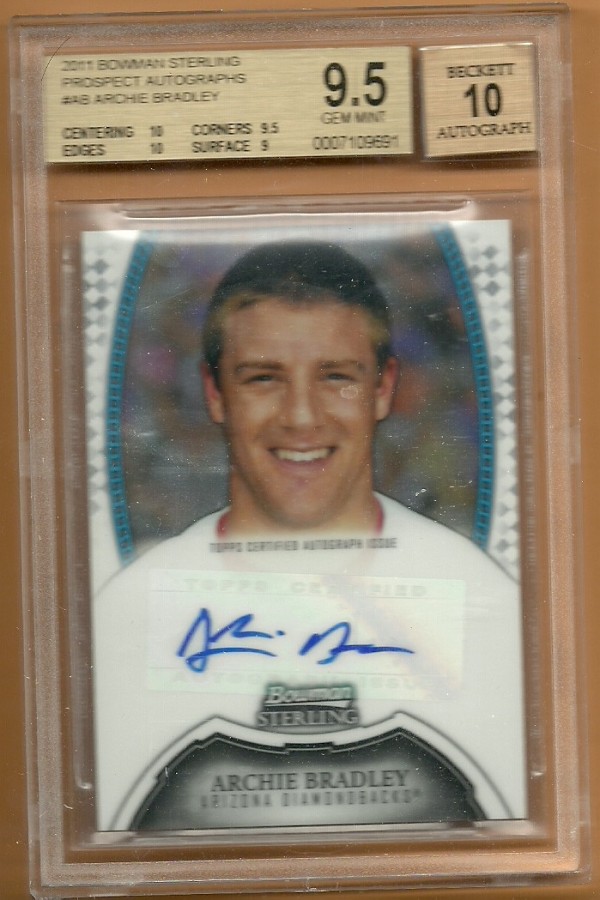 2011 Bowman Sterling Prospect Autographs #AB Archie Bradley