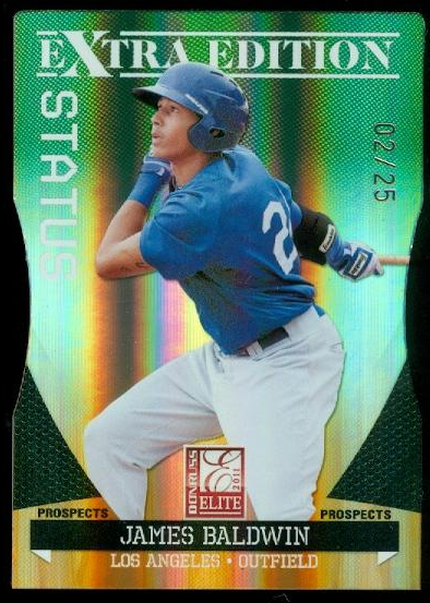 2011 Donruss Elite Extra Edition Prospects Status Emerald #95 James Baldwin