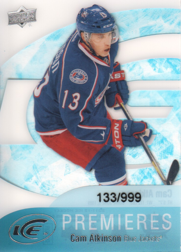 2011-12 Upper Deck Ice #61 Cam Atkinson RC