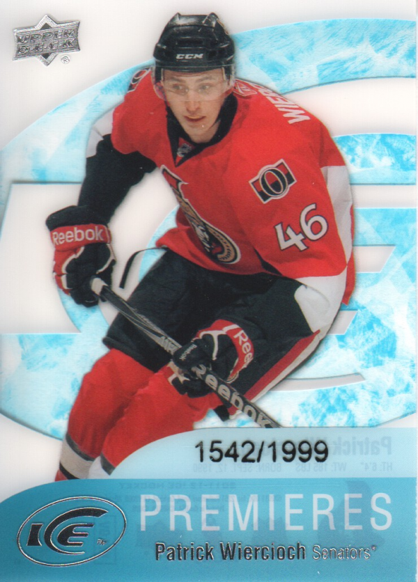 2011-12 Upper Deck Ice #54 Patrick Wiercioch RC
