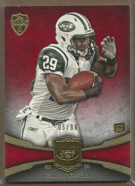 2011 Topps Supreme Red #38 Bilal Powell