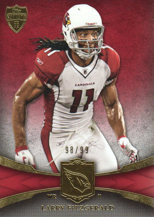 2011 Topps Supreme Red #53 Larry Fitzgerald