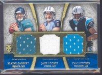 2011 Topps Supreme Six Piece Relics #7 Blaine Gabbert/Jake Locker/Cam Newton/Ryan Mallett/Christian Ponder/Colin Kaepernick