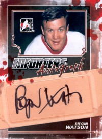 2011-12 ITG Enforcers Autographs #ABW Bryan Watson front image