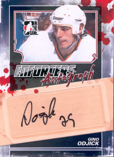2011-12 ITG Enforcers Autographs #AGO Gino Odjick