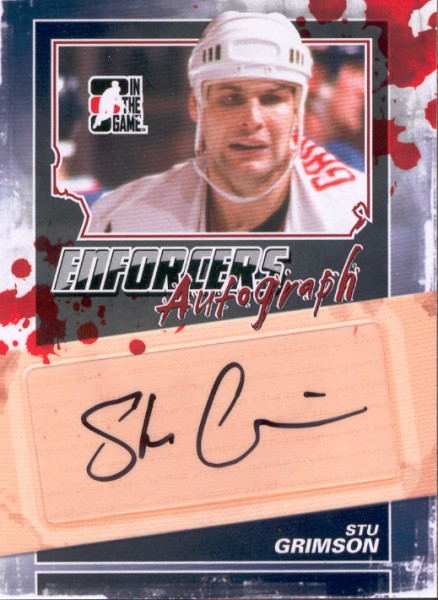 2011-12 ITG Enforcers Autographs #ASG Stu Grimson