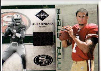 2011 Limited Initial Steps Jerseys Prime #15 Colin Kaepernick