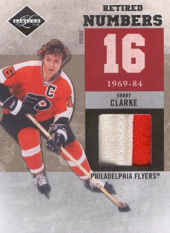 2011-12 Limited Retired Numbers Materials Prime #5 Bobby Clarke