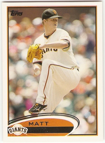 2012 Topps #155 Matt Cain