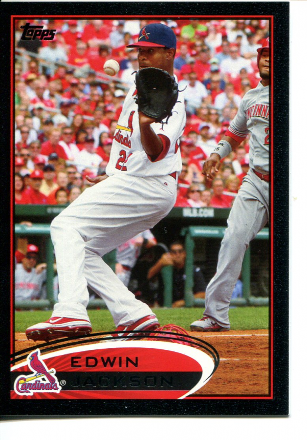 2012 Topps Black #44 Edwin Jackson