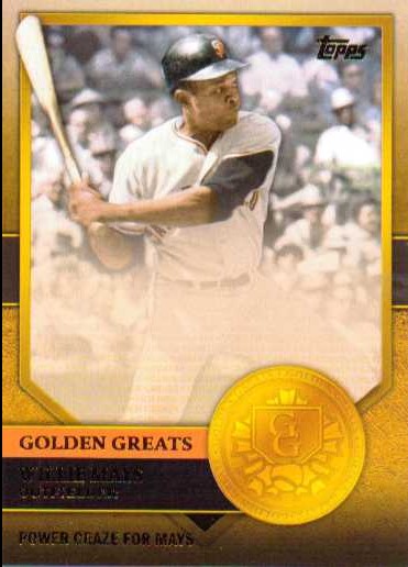 2012 Topps Golden Greats #GG13 Willie Mays