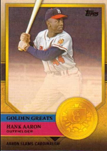 2012 Topps Golden Greats #GG51 Hank Aaron