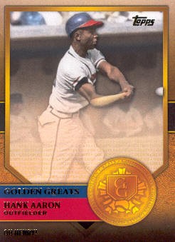 2012 Topps Golden Greats #GG53 Hank Aaron