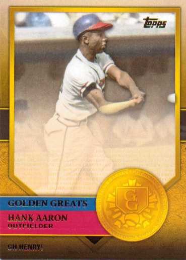 2012 Topps Golden Greats #GG53 Hank Aaron