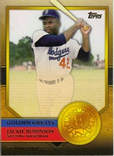 2012 Topps Golden Greats #GG63 Jackie Robinson