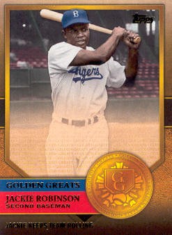 2012 Topps Golden Greats #GG64 Jackie Robinson