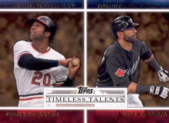 2012 Topps Timeless Talents #TT8 Frank Robinson/Jose Bautista