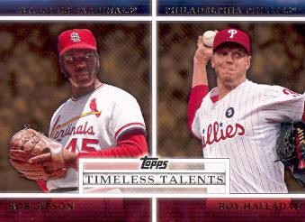 2012 Topps Timeless Talents #TT15 Bob Gibson/Roy Halladay