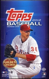 2012 Topps Baseball Hobby Box Series 1 front image