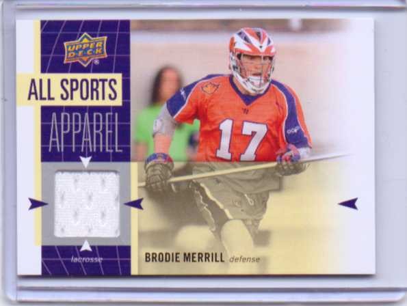 2011 Upper Deck World of Sports All-Sport Apparel Memorabilia #ASBM Brodie Merrill