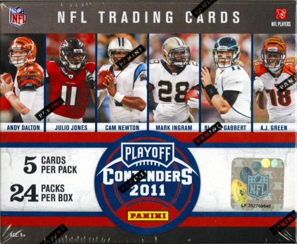 2011 Playoff Contenders Football Hobby Box