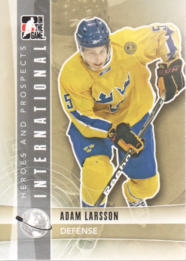 2011-12 ITG Heroes and Prospects #8 Adam Larsson INT