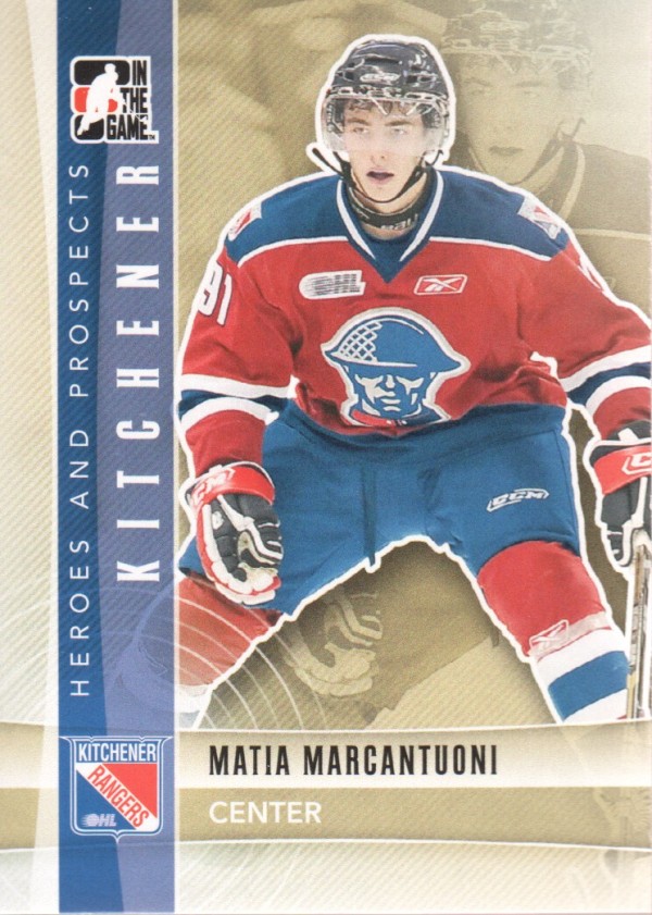 2011-12 ITG Heroes and Prospects #22 Matia Marcantuoni CP