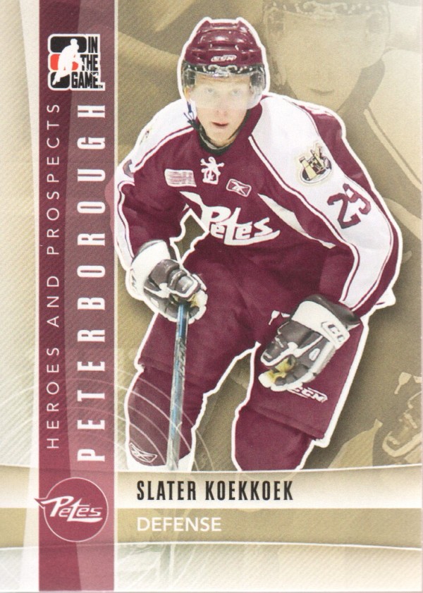 2011-12 ITG Heroes and Prospects #38 Slater Koekkoek CP