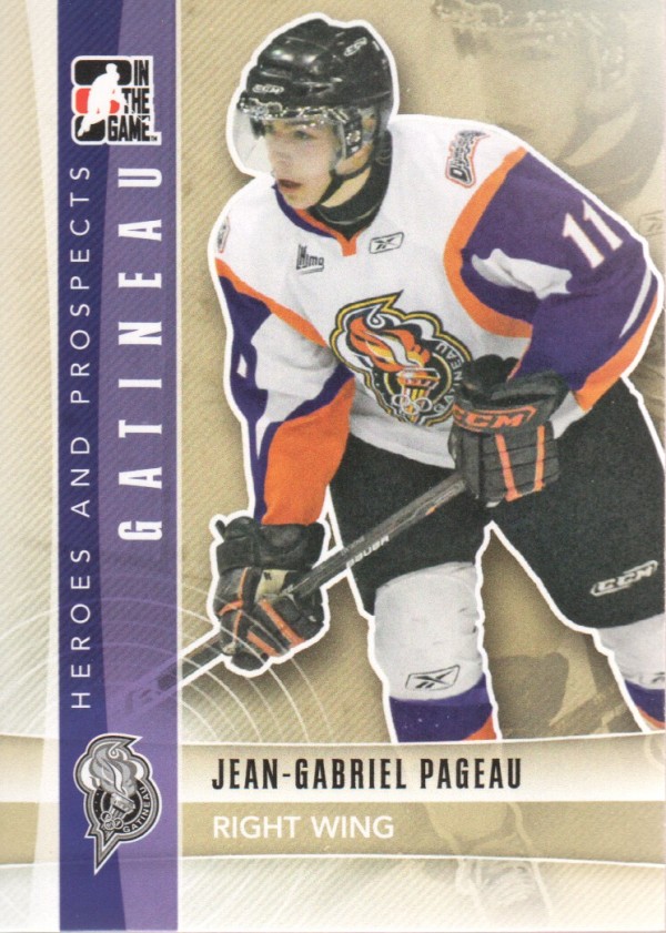 2011-12 ITG Heroes and Prospects #49 Jean-Gabriel Pageau CP