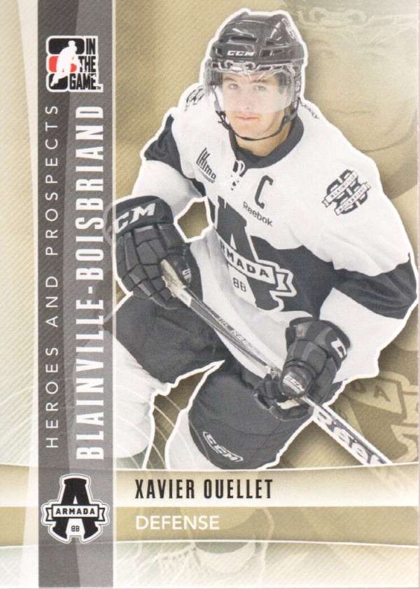 2011-12 ITG Heroes and Prospects #63 Xavier Ouellet CP