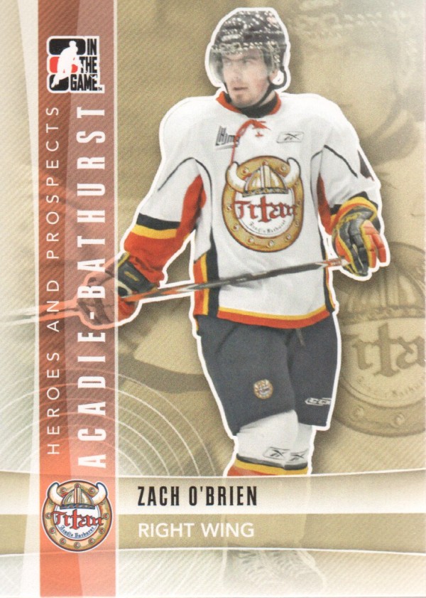 2011-12 ITG Heroes and Prospects #64 Zach O'Brien CP