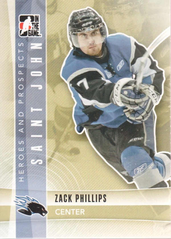 2011-12 ITG Heroes and Prospects #65 Zack Phillips CP