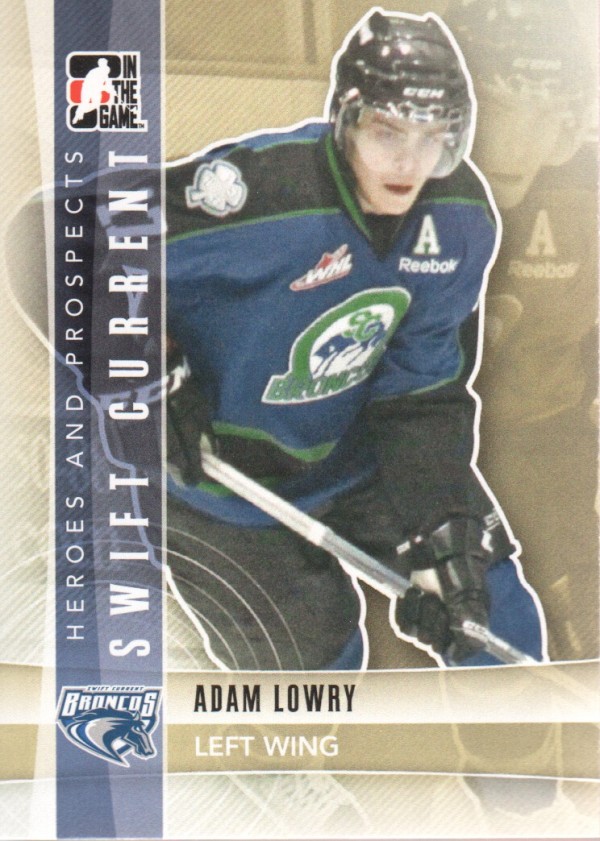2011-12 ITG Heroes and Prospects #66 Adam Lowry CP
