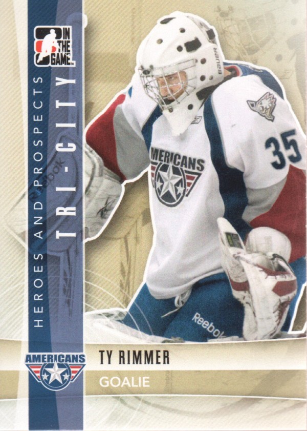 2011-12 ITG Heroes and Prospects #87 Ty Rimmer CP