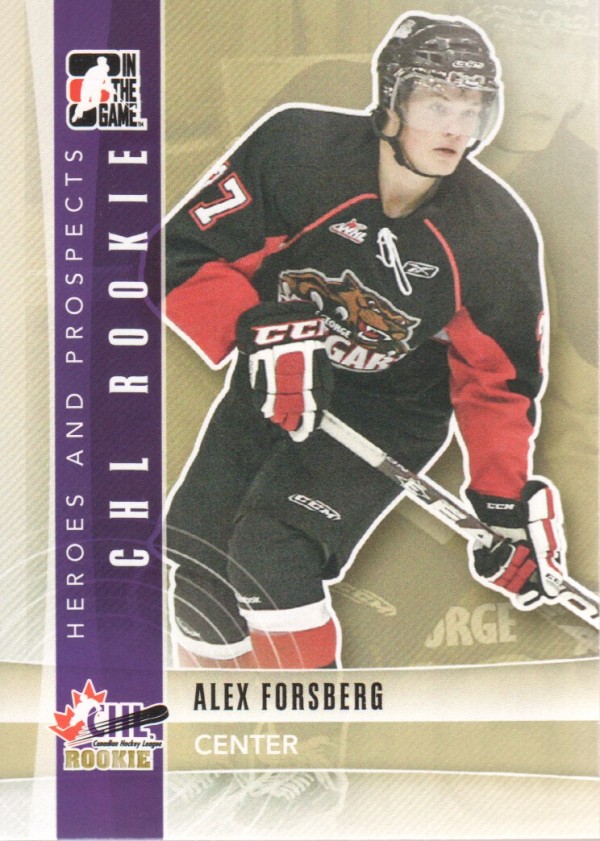 2011-12 ITG Heroes and Prospects #91 Alex Forsberg CR