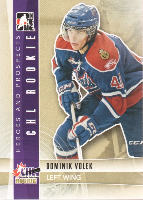 2011-12 ITG Heroes and Prospects #95 Dominik Volek CR