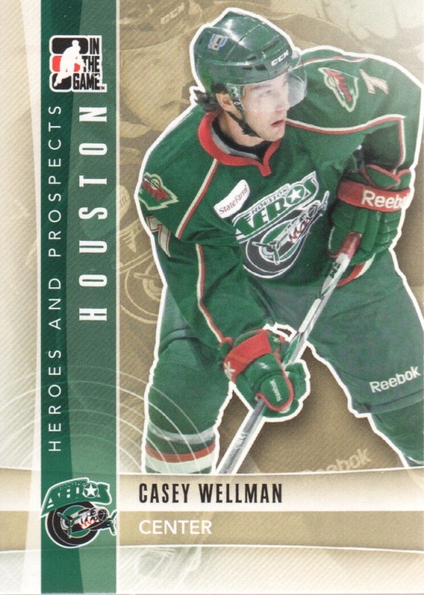2011-12 ITG Heroes and Prospects #110 Casey Wellman AP