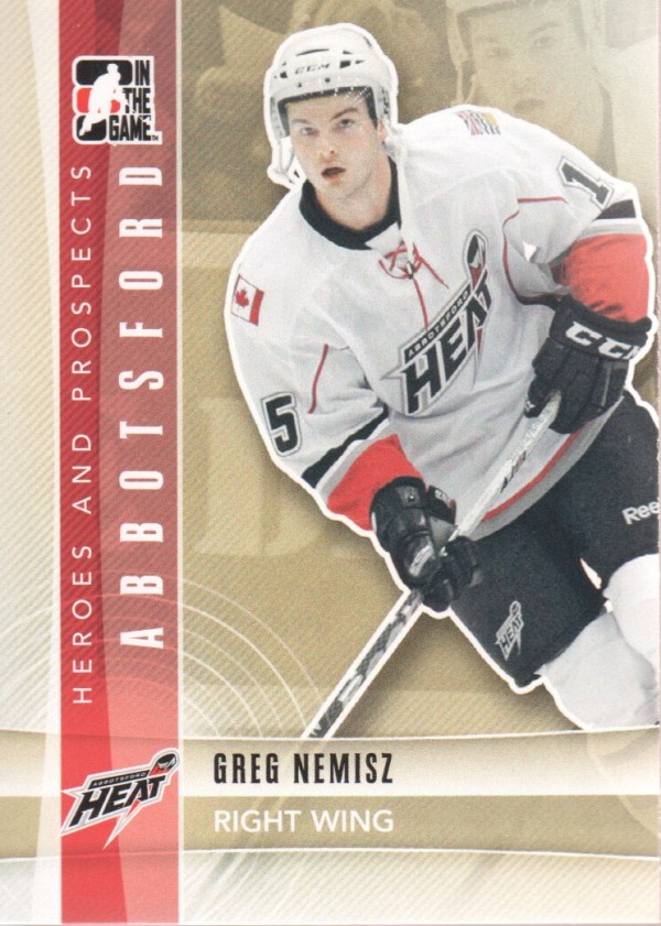2011-12 ITG Heroes and Prospects #116 Greg Nemisz AP