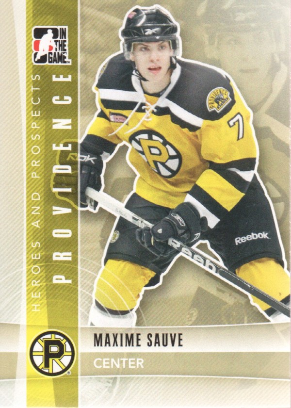 2011-12 ITG Heroes and Prospects #126 Maxime Sauve AP