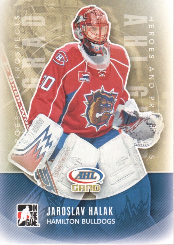 2011-12 ITG Heroes and Prospects #160 Jaroslav Halak AG