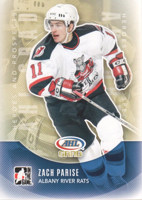 2011-12 ITG Heroes and Prospects #167 Zach Parise AG