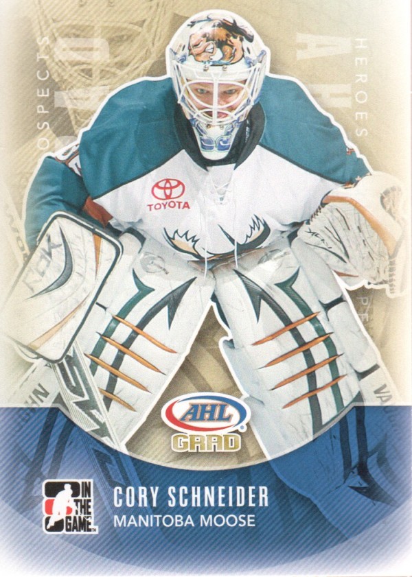2011-12 ITG Heroes and Prospects #171 Cory Schneider AG