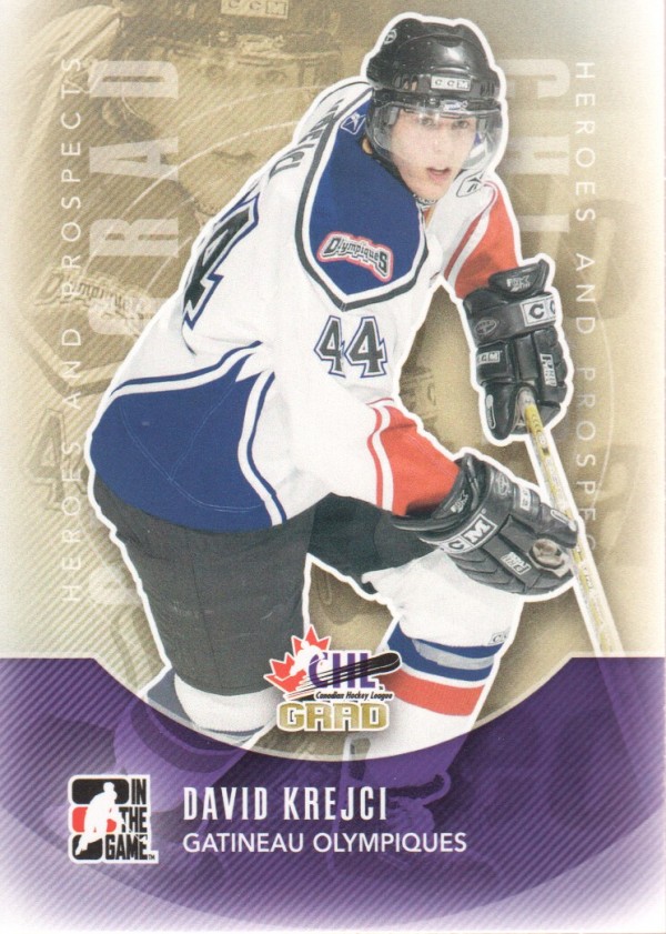 2011-12 ITG Heroes and Prospects #184 David Krejci CG