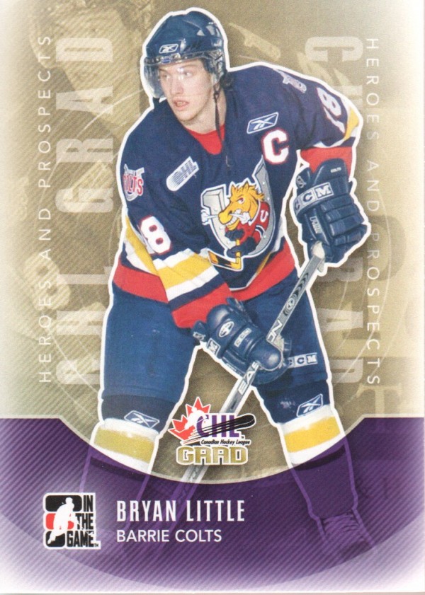 2011-12 ITG Heroes and Prospects #185 Bryan Little CG