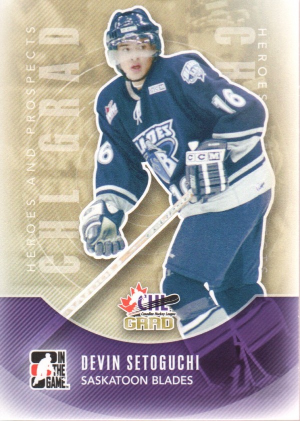 2011-12 ITG Heroes and Prospects #190 Devin Setoguchi CG